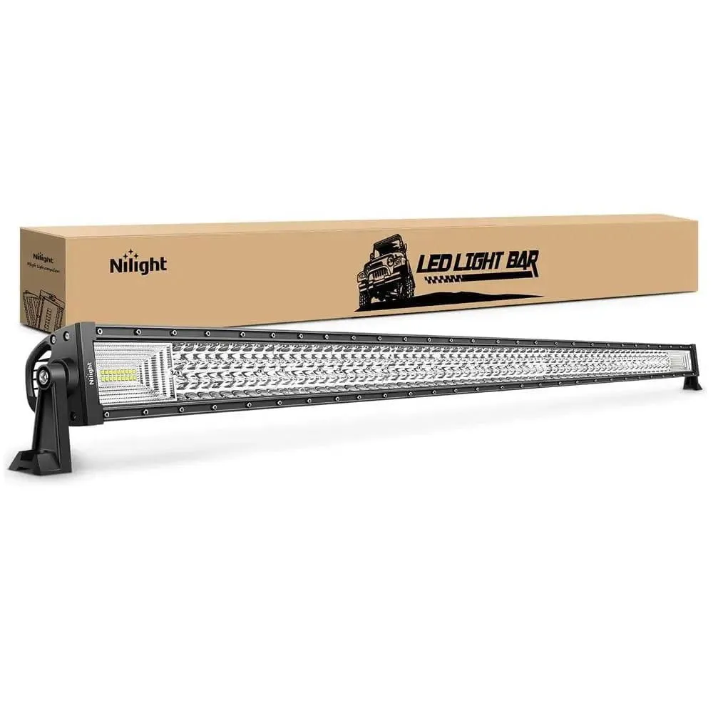 52 Inch 783W 49500LM Triple Row Spot Flood Led Light Bar