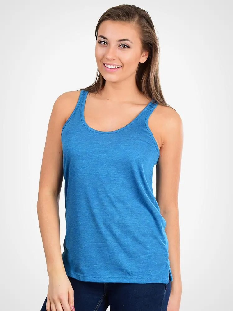 Airy Melange Burnout Tank