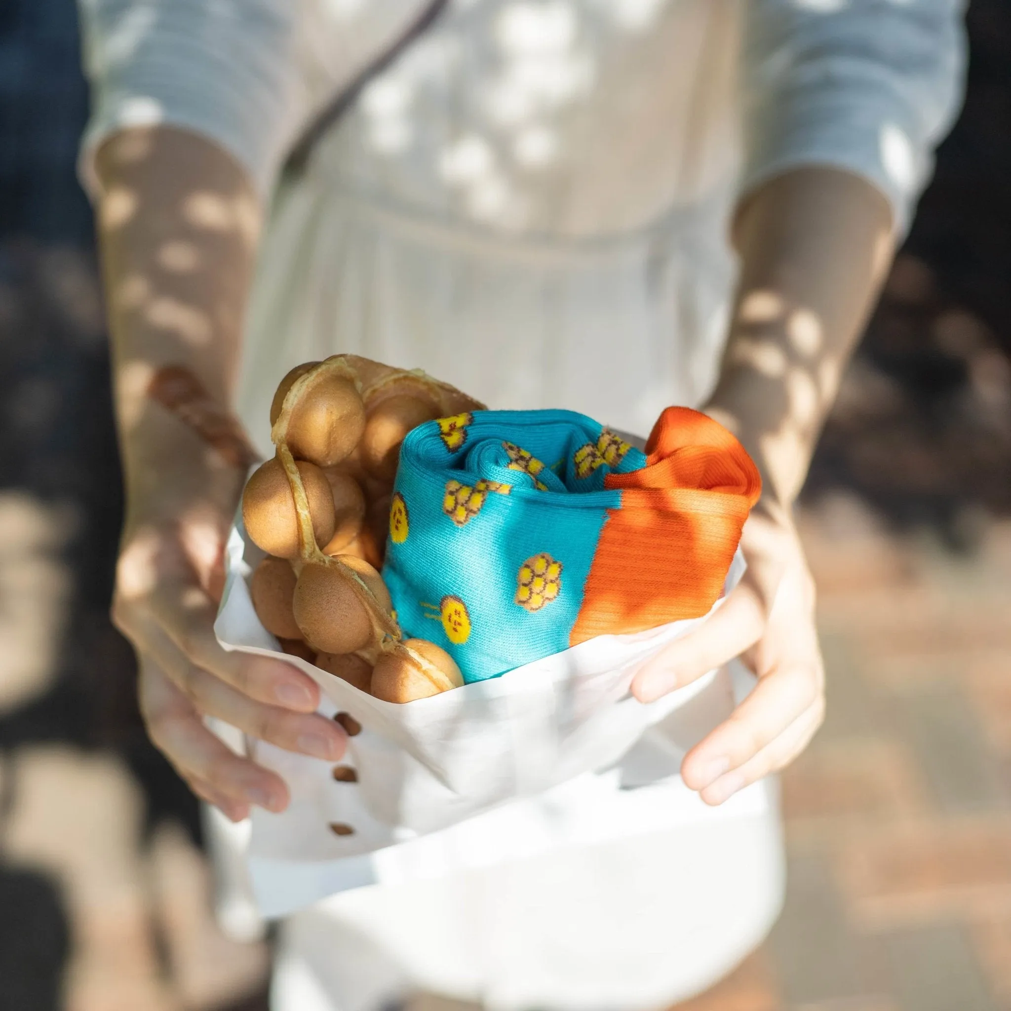 Bubble Waffle Socks by Playful
