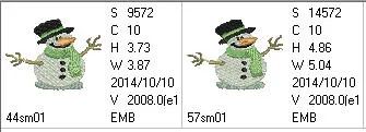 Jack, Frank and Frosty Snowmen Combo
