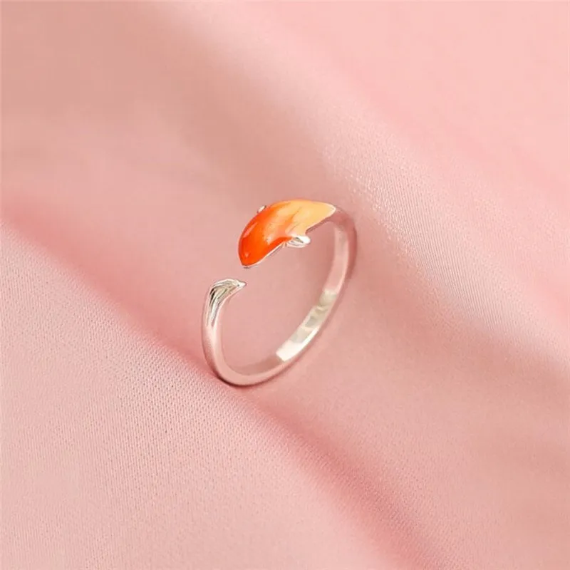 Koi Silver Open Ring