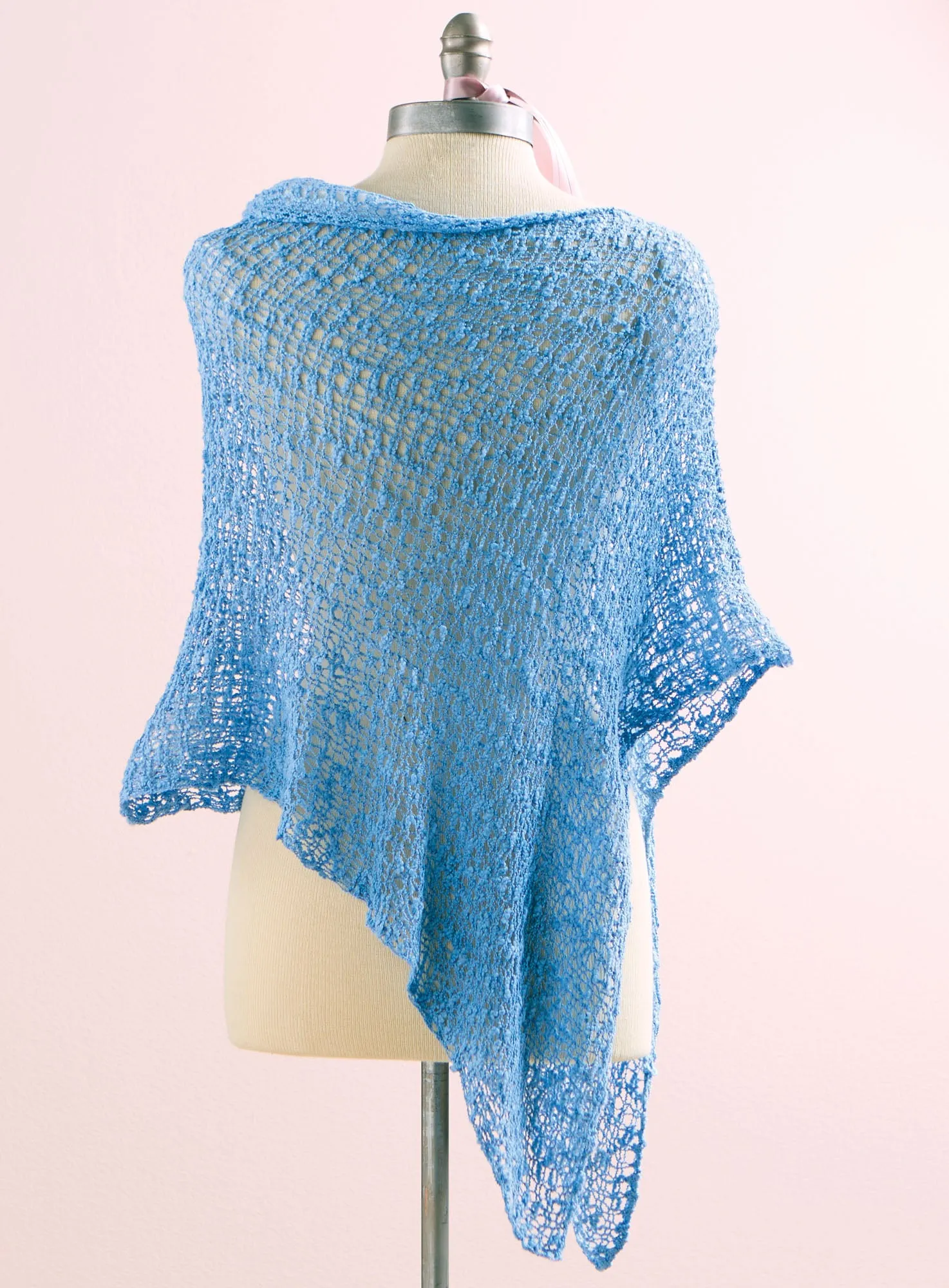 Lattice Knit Poncho