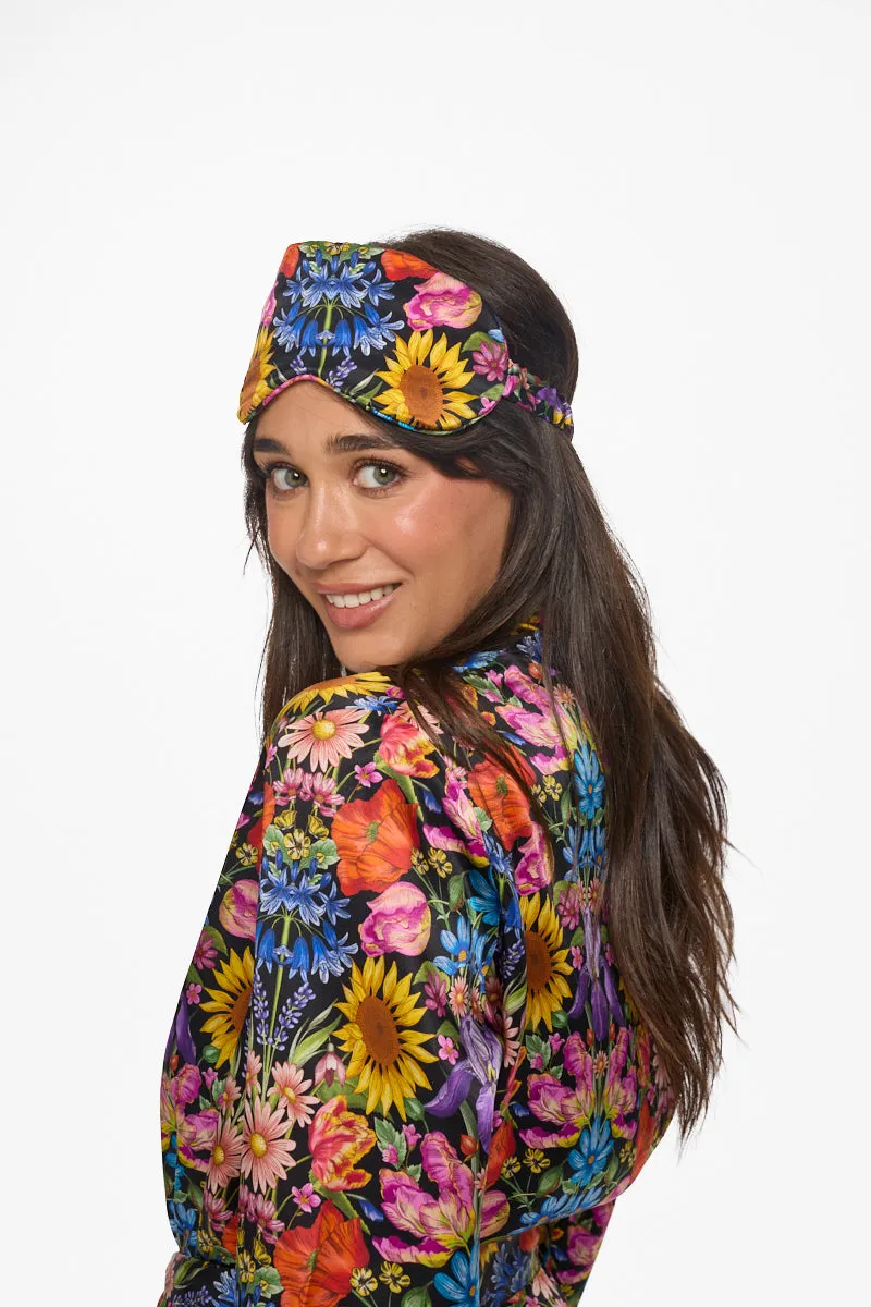 Liberty Silk Robe Floral Muse