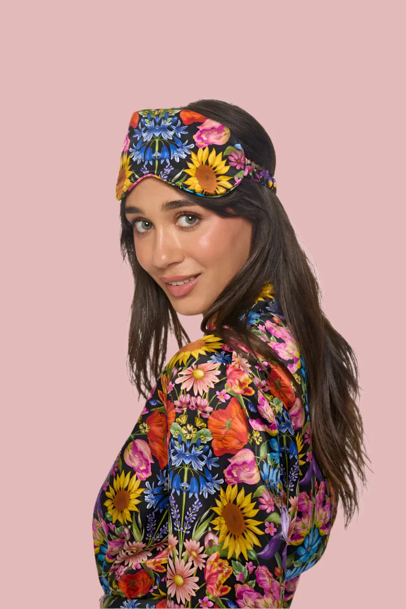 Liberty Silk Robe Floral Muse