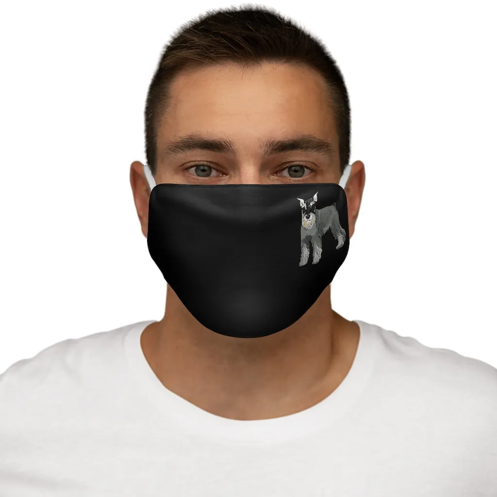 Miniature Schnauzer Snug-Fit Polyester Face Mask