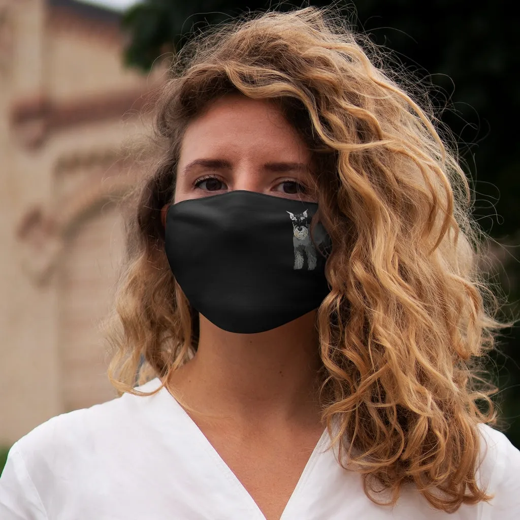 Miniature Schnauzer Snug-Fit Polyester Face Mask