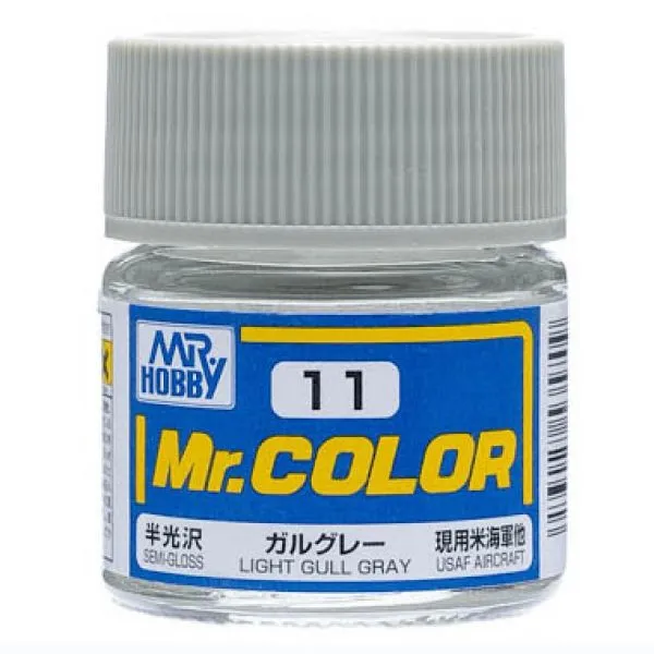 Mr Color C11 Light Gull Gray Semi Gloss paint 10ml