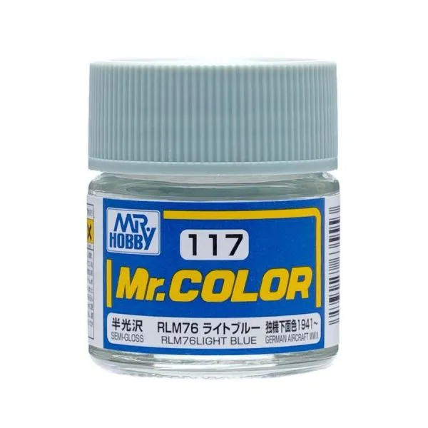 Mr Color C117 RLM76 Light Blue Semi Gloss paint 10ml