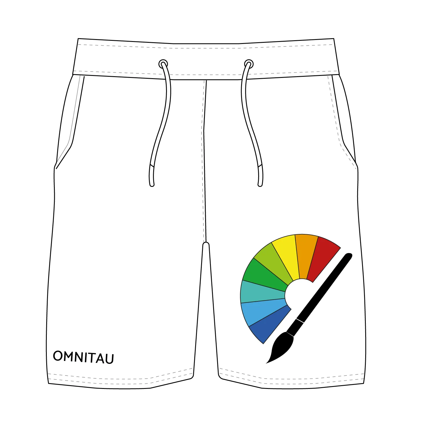 Omnitau Men's Bespoke Loose Fit Basketball Shorts - Manual Order
