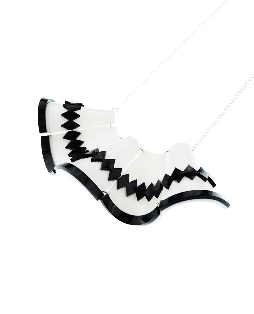 Playful Harlequin Collar Necklace