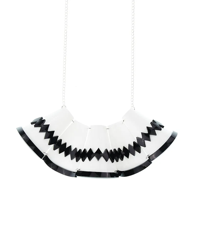 Playful Harlequin Collar Necklace