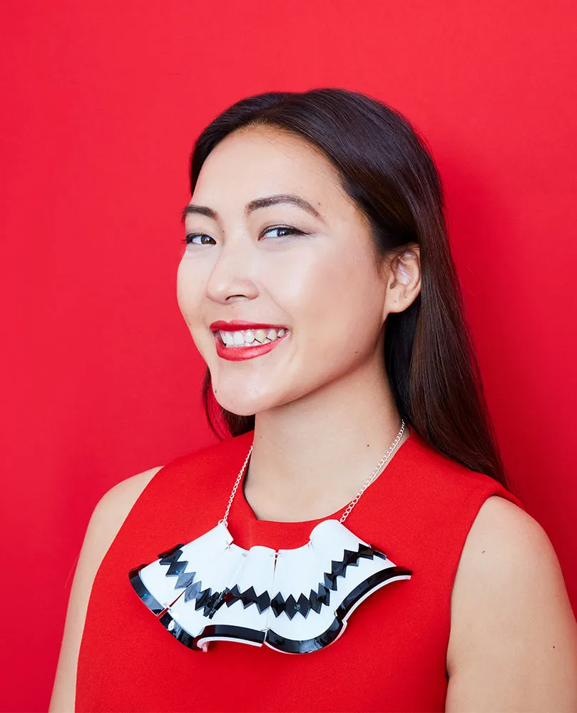Playful Harlequin Collar Necklace