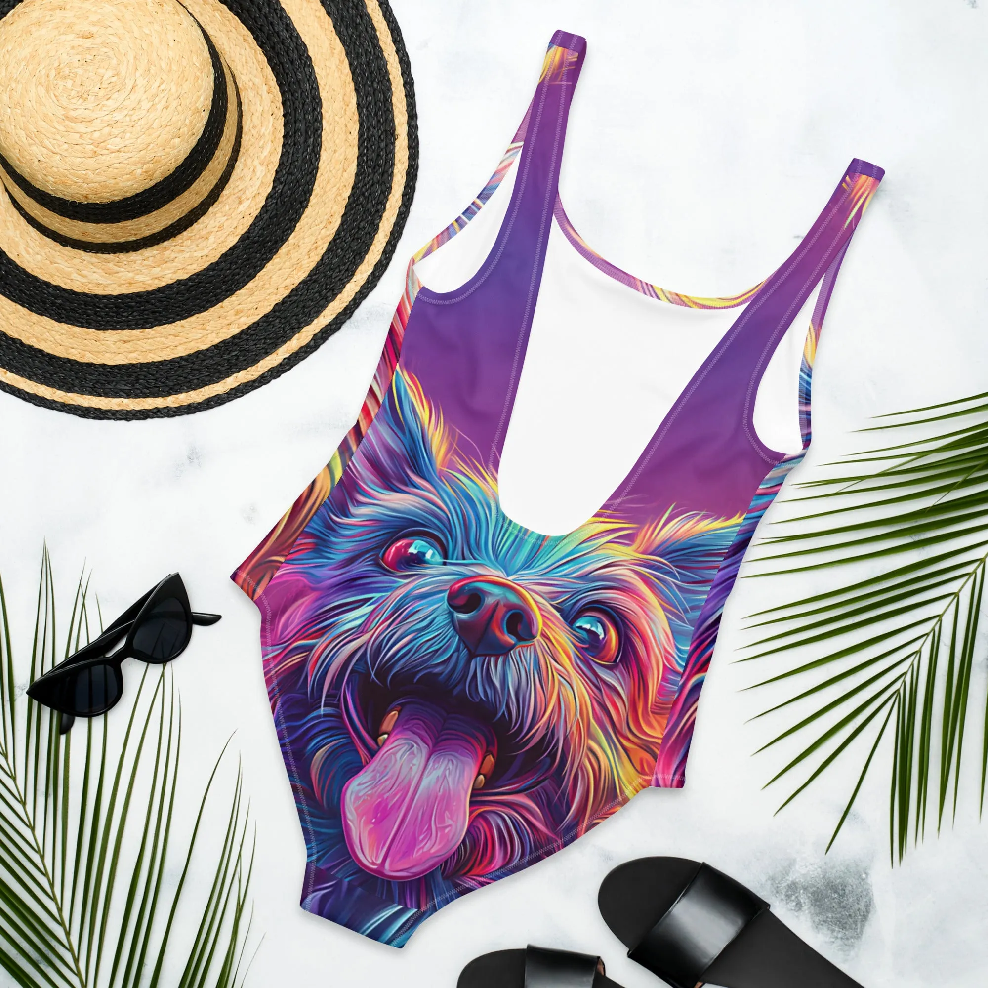 Playful Hues One-Piece Swimsuit