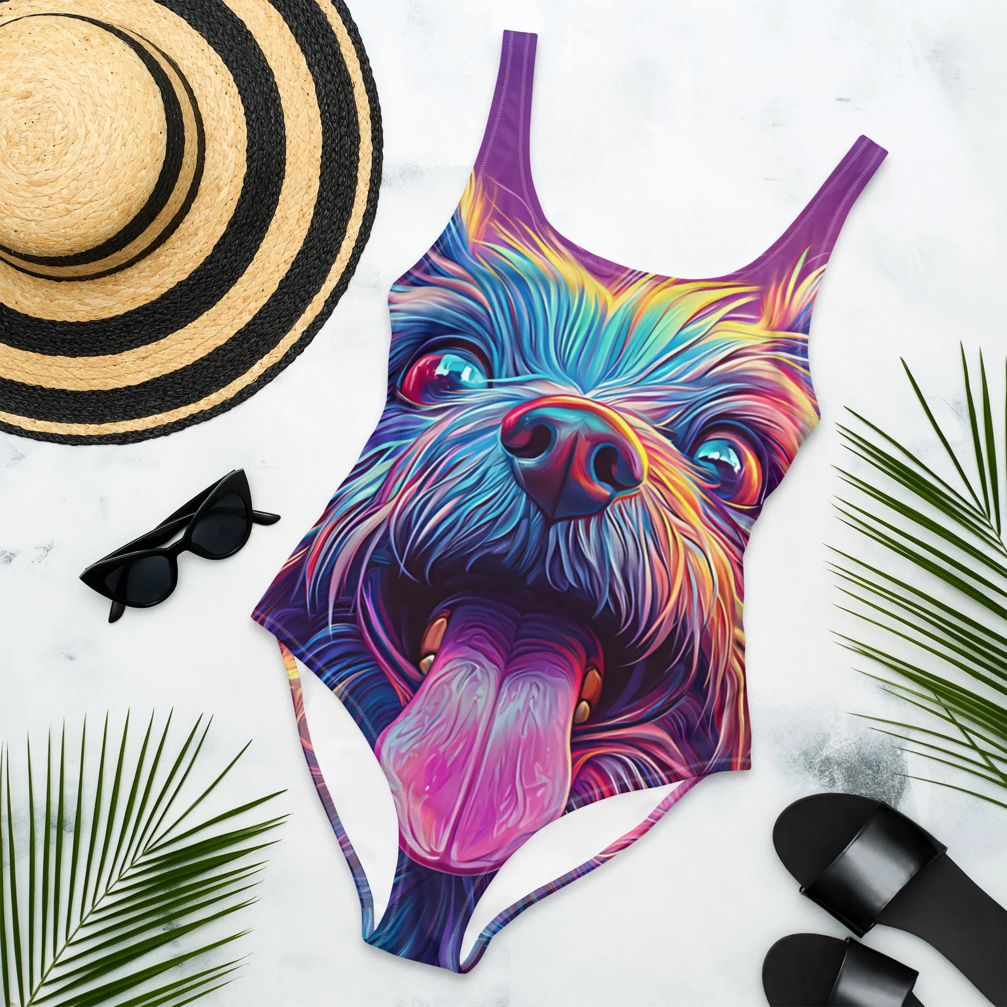 Playful Hues One-Piece Swimsuit