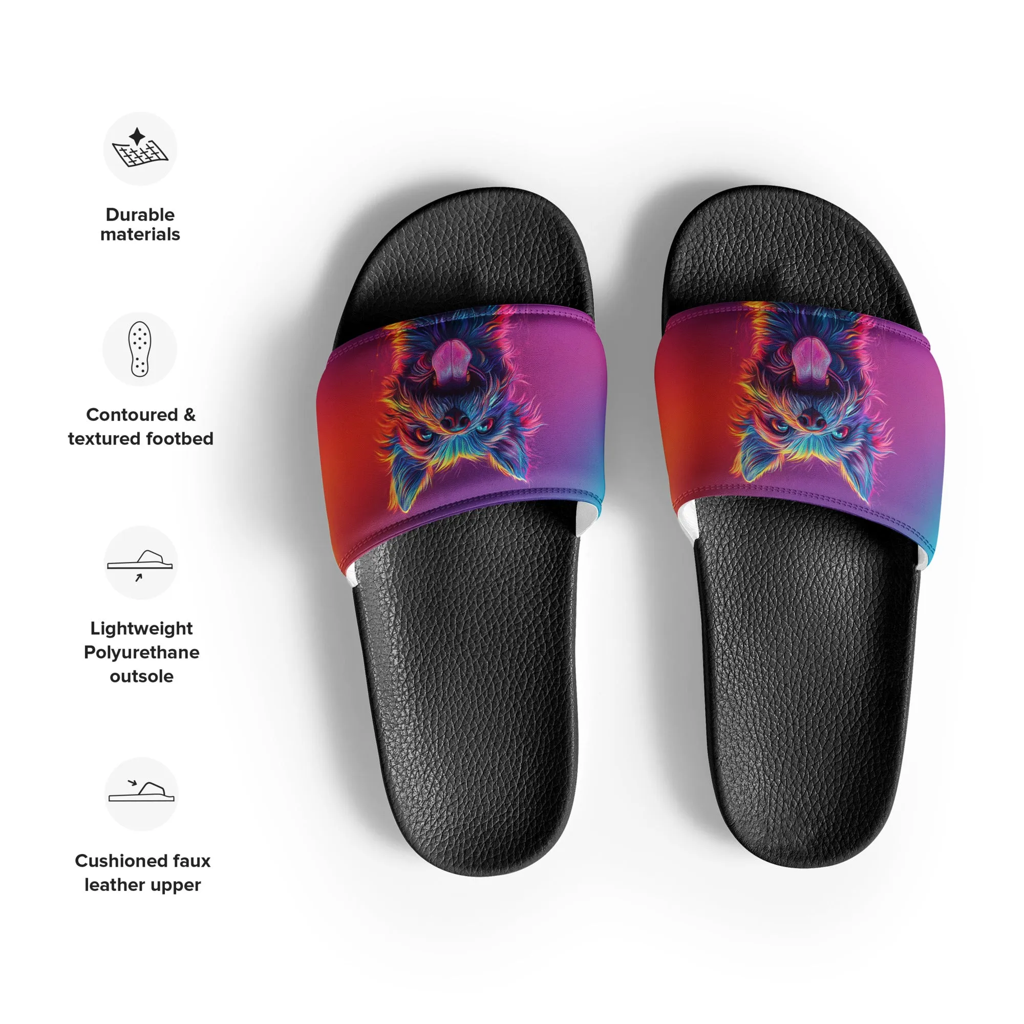 Playful Hues Women's slides