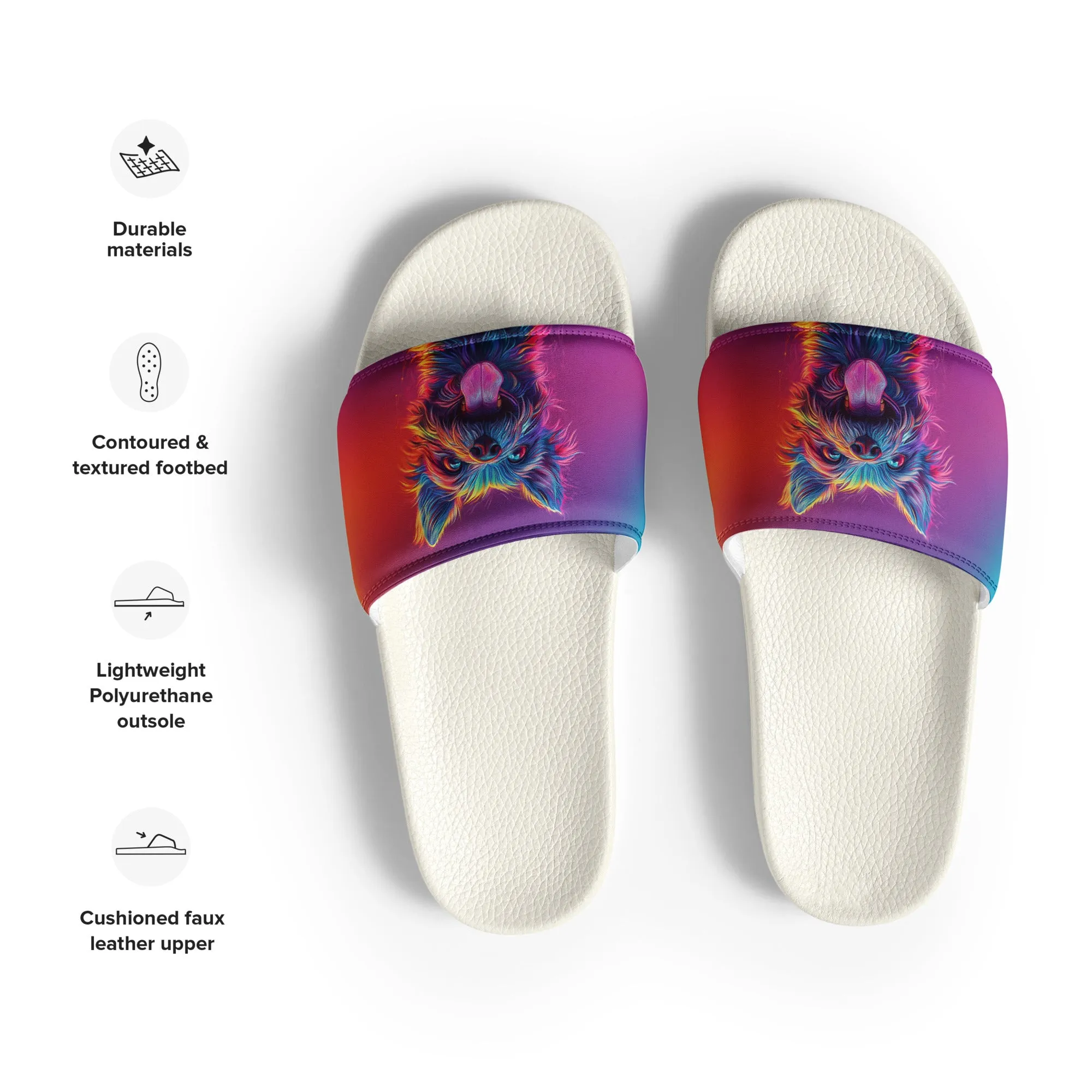 Playful Hues Women's slides