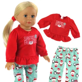 Santa’s Favorite Pajamas for 18" Dolls