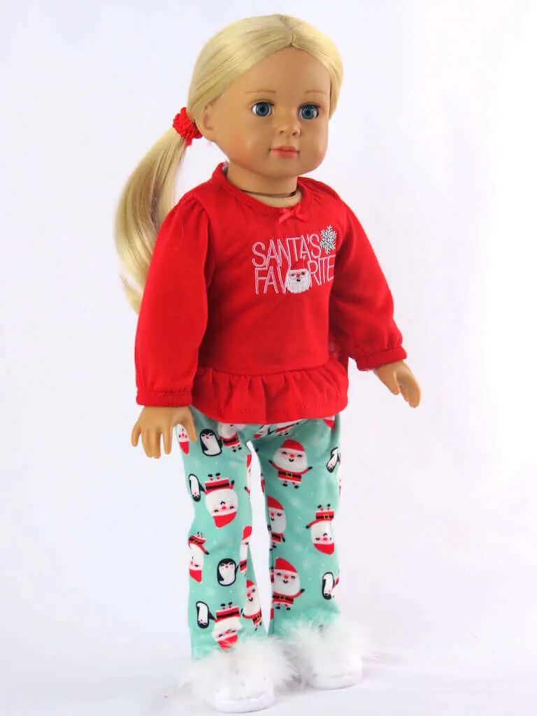 Santa’s Favorite Pajamas for 18" Dolls