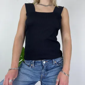 Square neck cami ribbed vest