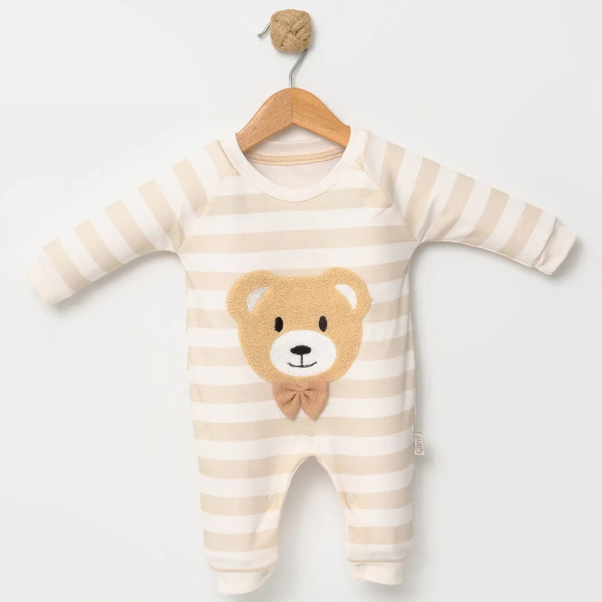 Striped Bear Onesie