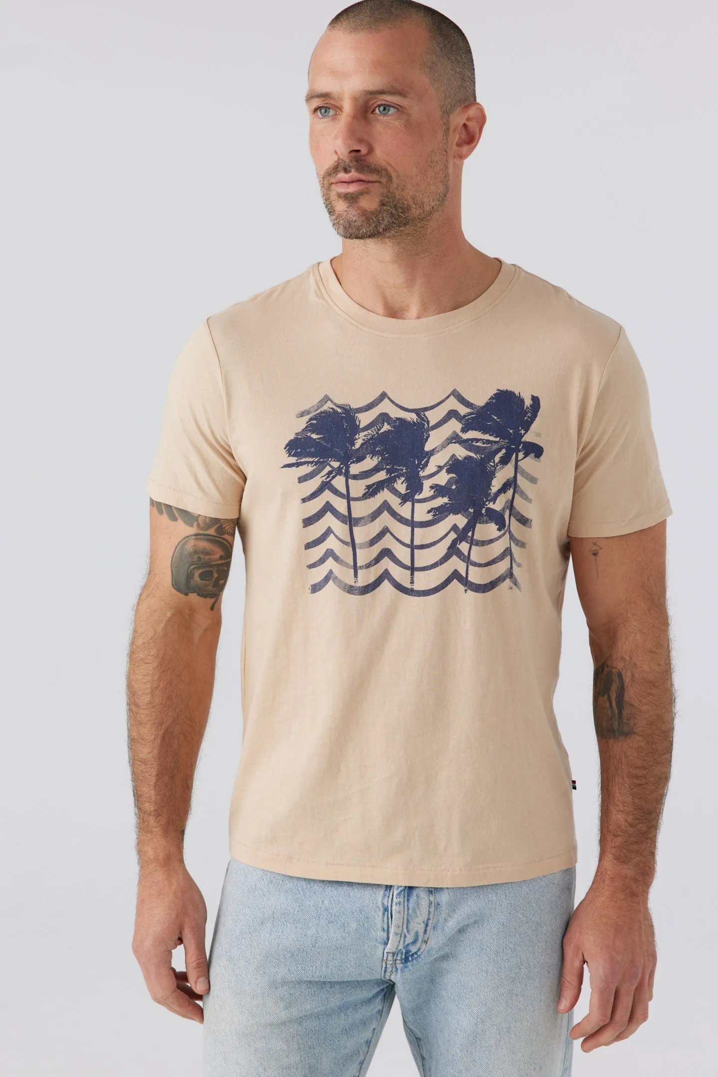 Wavy Palm Sunset Tee