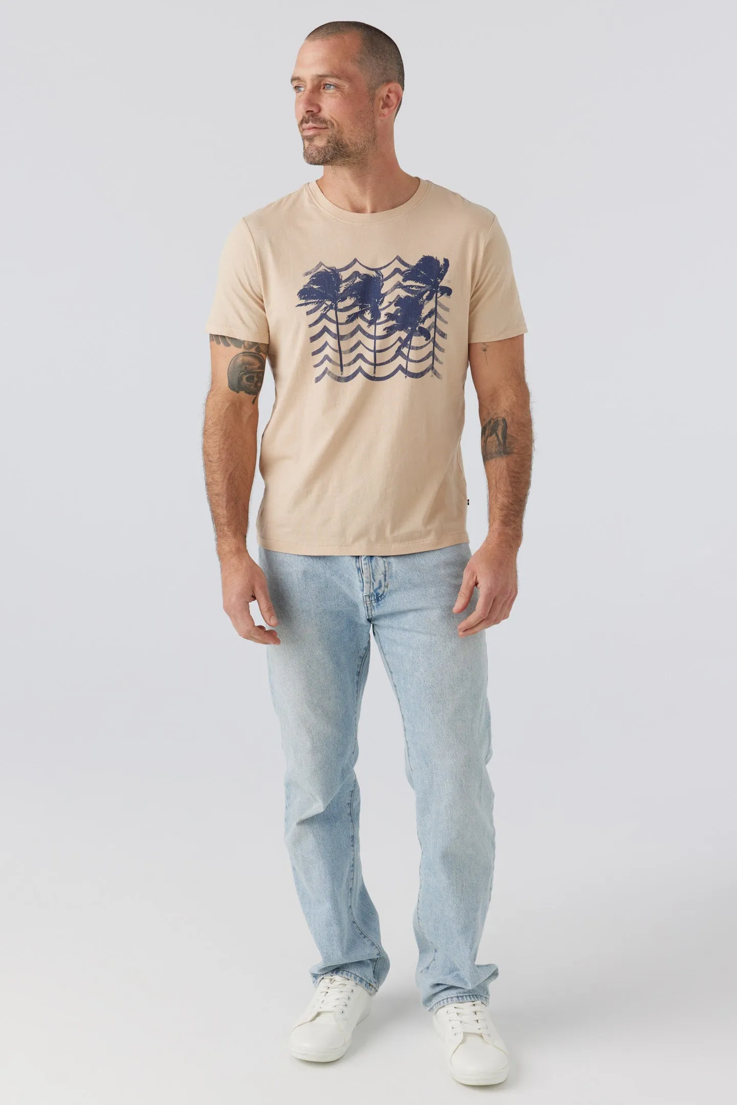 Wavy Palm Sunset Tee