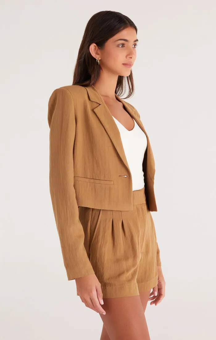 Z Supply Dana Airy Cropped Blazer